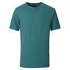 T-Shirt CASAMODA "CASAMODA T-Shirt uni", Herren, Gr. M, blau (türkis), 70% Baumwolle, 30% Leinen, Shirts