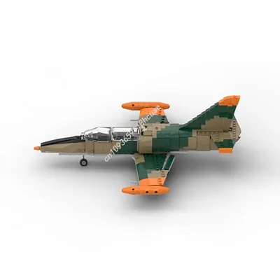 616PCS MOC War Series AERO L39 Albatros Warplane Model Building Blocks Stacking Bricks Creative Educational Toys Kid Gift Diy Image