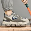 Männer Sicherheit Arbeit Schuhe luxus Sommer Stiefel Mode Stahl Kappe frauen Schuhe Pannensichere