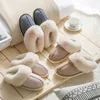 Casual Flauschige Hausschuhe Frauen Haus Wohnungen Plüsch Luxus Designer Winter Schuhe Damen