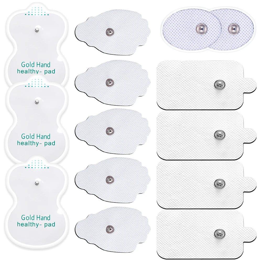 10PCS Physiotherapie Zehn Maschine Elektrode Patches EMS Akupunktur Muskeln Stimulator Pads Leitfähigen Gel Therapeutische Wiederverwendbare Image