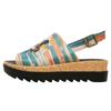Sandalette DOGO "Gigi Sandale Goose Bumps Damen Sandalen", Damen, Gr. 40, Normalschaft, beige (natur), Lederimitat, Schuhe, Vegan