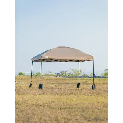 MOQI 10x10ft Canopy Replacement Top Cover with 2 Air Vents, Silver Coated Waterproof 150D Oxford Pop Up Tent for Straight Leg