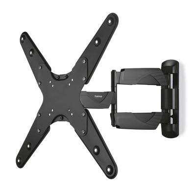 HAMA TV-Wandhalterung "Wandhalterung (schwenkbar, neigbar, ausziehbar, 32"- 65", VESA400x400)", schwarz, Gerätehalterungen Image