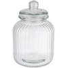 Vorratsglas APS "-COOKIEGO- aus Glas, Öffnung: ca. Ø 9 cm", transparent, H:27,00cm Ø:17,50cm, Glas, Lebensmittelaufbewahrungsbehälter, kann auch als Vase verwendet werden