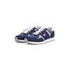 Sneaker TOMMY JEANS "TJM RUNNER CASUAL", Herren, Gr. 46, dunkelblau, königsblau, Textil, Lederimitat, kontrastfarbene Details, sportlich, Schuhe, Schnürschuh, Halbschuh, Freizeitschuh mit seitliche Logoflag