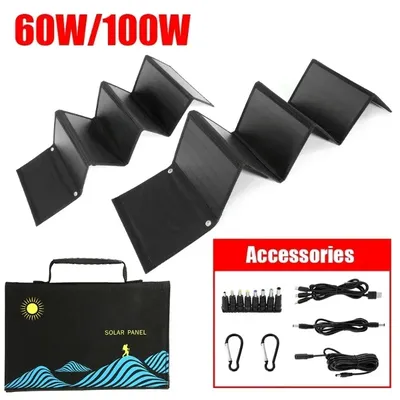 600 W faltbare Solarpanel-Tasche, USB DC, faltbares Solar-Ladegerät, tragbarer Ausgang, Solar-Ladegerät, tragbare Stromversorgung für den Außenbereich