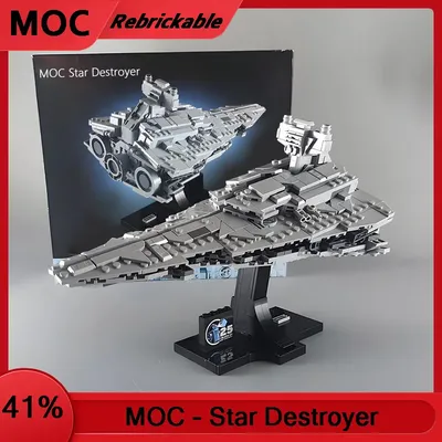 NEUE MOC Die Erste Bestellung Star Destroyer Midi-Skala Bausteine DIY Modell StarDestroyer Image
