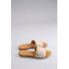 Pantolette ANISTON SHOES, Damen, Gr. 39, beige (beige, weiß), Synthetik, modisch, Schuhe, Sommerschuh, Strandschuh, Bast-Optik - NEUE KOLLEKTION