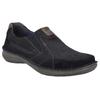 Slipper JOSEF SEIBEL "New Anvers 01", Herren, Gr. 46, braun (schwarz, braun), Leder, kontrastfarbene Details, casual, Schuhe, Slip-on Sneaker, Bequemschuh, Komfortschuh in Schuhweite K