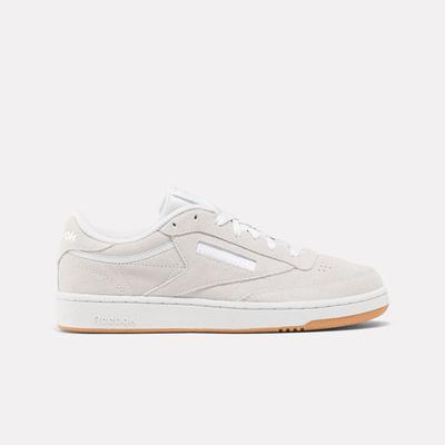 Sneaker REEBOK CLASSIC "CLUB C 85", Gr. 41, pugry2, ftwwht, rbkle3, Leder, Textil, sportlich, Schuhe Image