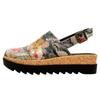Sandale DOGO "Akita Lucid Dreaming Damen Sandalen/ Sandaletten / Female", Damen, Gr. 37, Normalschaft, beige (natur), Lederimitat, casual, Schuhe, Vegan