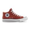 Sneaker CONVERSE "CHUCK TAYLOR ALL STAR MALDEN STREET CANVAS & SUEDE", Gr. 41, rot terracotta, weiß, schwarz, Textil, Leder, sportlich, Schuhe
