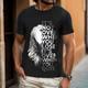 Per uomo Aquila maglietta Manica corta maglietta Stampa 3D Girocollo Camicia Di tendenza Giornaliero Strada Giornaliero Nero Estate Primavera Abbigliamento S M L XL XXL XXXL
