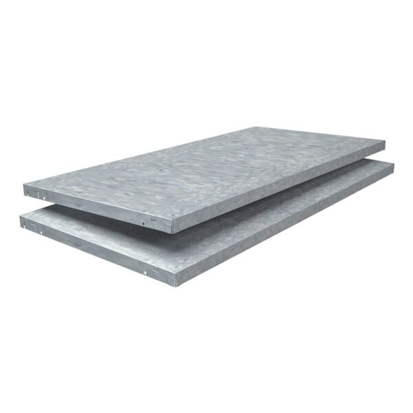 SCHULTE Lagertechnik 2er-Pack Zusatzfachboden »194016-V« 100 x 50 cm für Schwerlastregal grau, 100x50 cm Image