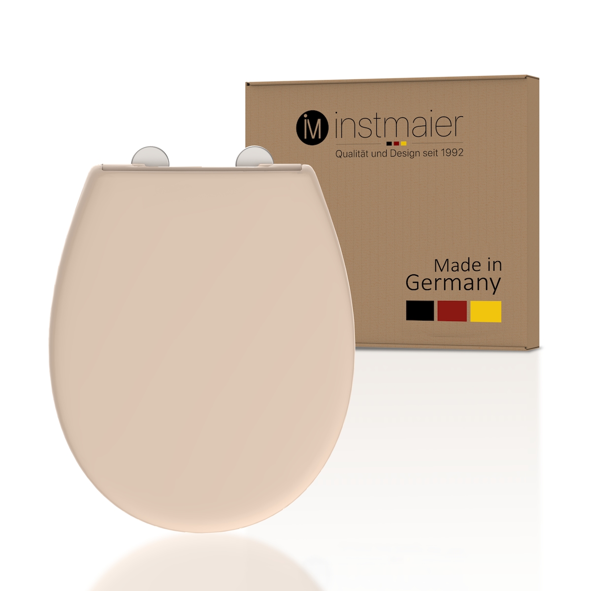 Alma Duroplast WC-Sitz BAHAMABEIGE, mit Absenkautomatik und Schnellverschluss Image