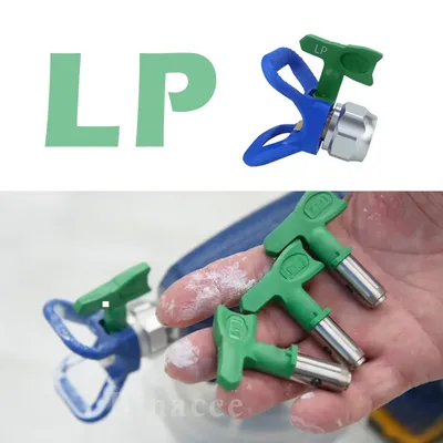 1-6 LP Set Airless Tips Nozzle Series Sprayer Gun tools Low Pressure With 7/8 Nozzle Guard For