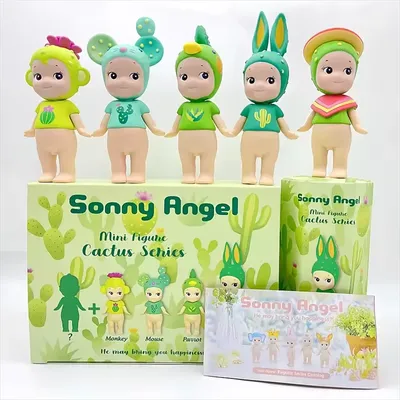 New Sonny Angel Mini Figuhe Cactus Series Mysterious Surprise Blind Box Tide Play Toy Doll Lucky