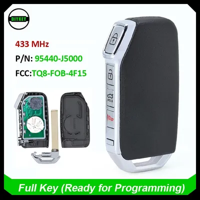 DIYKEY PN: 95440-J5000 Keyless Smart Remote Key Fob 4 Button 434MHz ID47 Chip for KIA Stinger 2018
