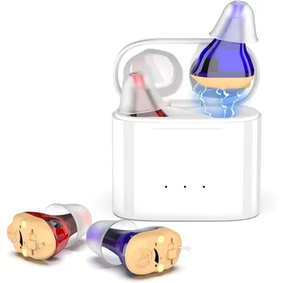 Rechargeable noise-reducing hearing aids for the elderly, hearing aid amplifiers for hearing loss,
