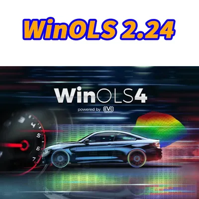 New WinOLS 2.24 With Plugins Auto ECU Chip Tuning Software VMWARE+ecm TITANIU+immo too+ ecu remapping lessons send by USB