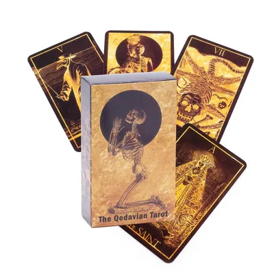 Hot The tarot of Qedavian Tarot Card Tarot Deck Oracle Card English Tarot Cards Card Game Tarot