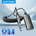 Vention Aux Adattatore Bluetooth 5.4 Ricevitore Bluetooth per auto wireless da USB a jack da 3,5 mm