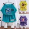 T-shirt italiana Brainrot Pantaloncini Set Animale Divertente Meme Estate Abbigliamento per bambini Ragazzo Top Pantalone Cartoon Tung Sahur Abbigliamento per bambini Regalo