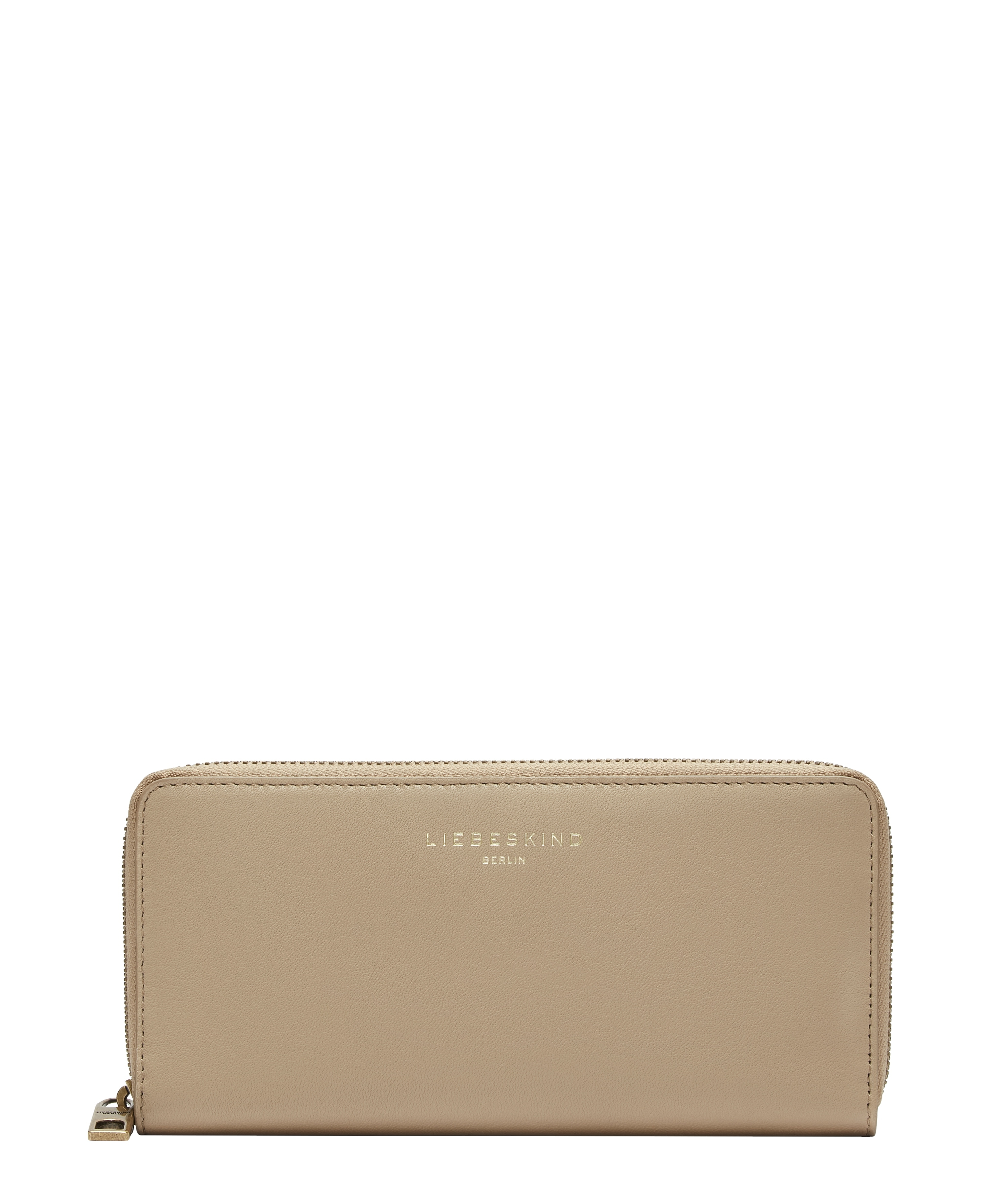 Geldbörse LIEBESKIND BERLIN "Purse WALLETS L SHEEP NATURAL", beige, Leder, Kleinlederwaren Image