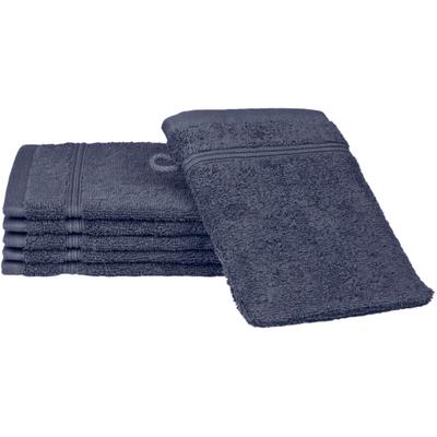 Waschhandschuh ROSS "Rubin", blau (denim), B:16cm L:22cm, Baumwolle, Waschlappen, 100% Baumwolle Image