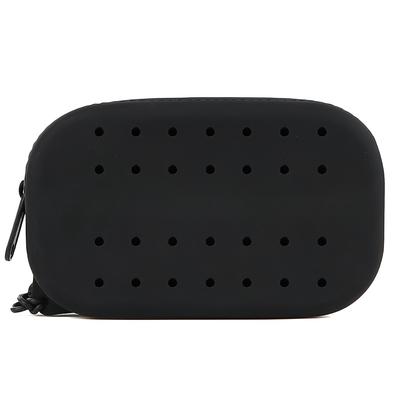 TEMU Women' Purse Silicone Oval Can Hold , Cosmetics, Toiletries, Hole Decoration Design Includes Random Number And Color Of Image
