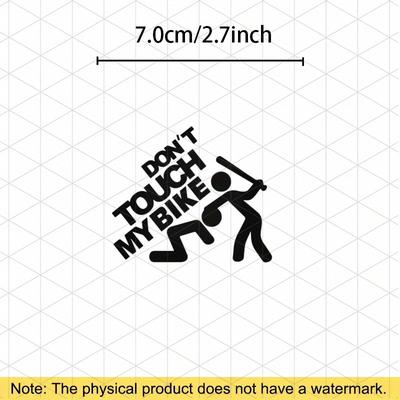 TEMU Don' Vinyl Decal Sticker - Humorous Design For Cars, Trucks, Motorcycles & Laptops - Self-adhesive Vinyl Material, Perfect Gift For Cyclists & Image