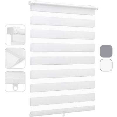 Sekey - Doppelrollo Duo Rollo Schnurlos Klemmfix ohne Bohren Rollo Faltrollo, ohne Bohren Image