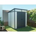 Casetta da giardino in Resina Grigia 3,65 m² con pavimento - MINARO