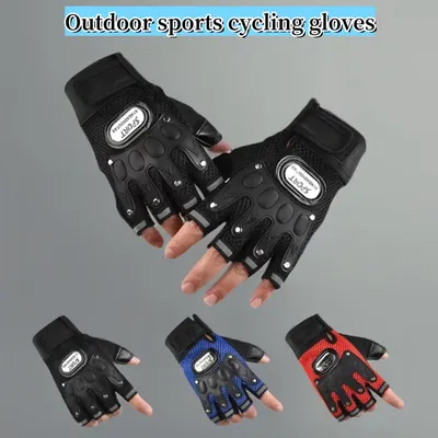 Halbfingerhandschuhe für Herren, dünne, atmungsaktive, handflächenförmige, dicke Image