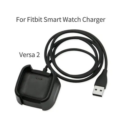 USB-Ladegerät für Fitbit Charge 2, Smart-Armband, USB-Ladekabel für Fitbit Versa Band 2, Ladegerät für Fitbit Versa Lite. Neu