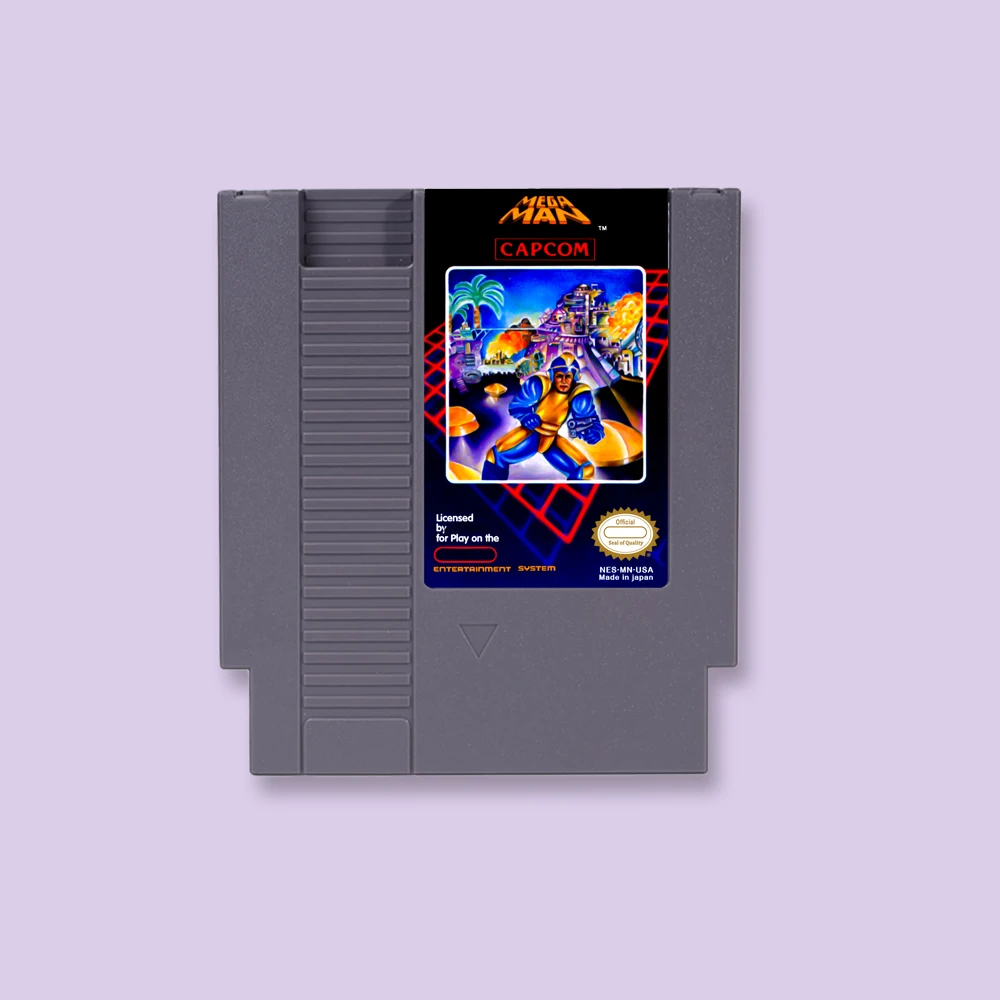 Megaman i ii iii iv action spielkarte für nes 72 pins 8bit konsole videospiel kassette