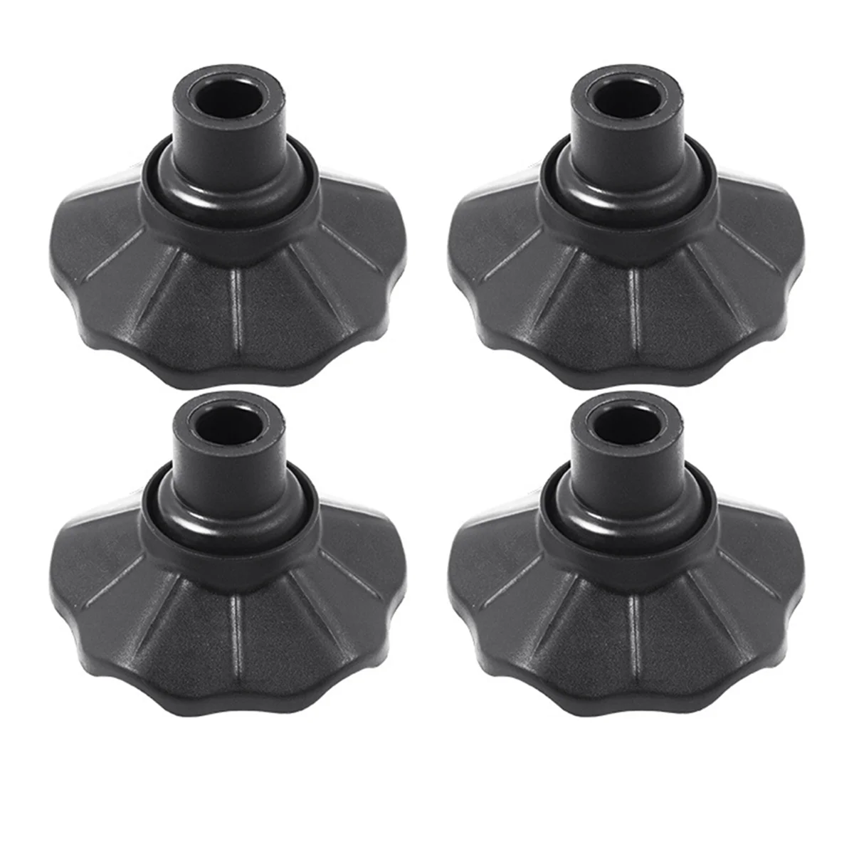 4 Stück Campinghocker Beinkappe rutschfeste Outdoor-Stuhl-Fußabdeckung, verstellbares Angelstuhl-Zubehör, 16 mm