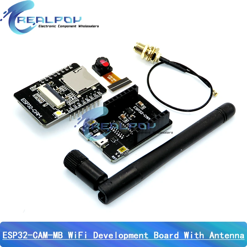 ESP32-CAM WiFi-Modul 2,4 G Antenne ESP32 Seriell zu WiFi ESP32 CAM Entwicklungsboard 5 V Bluetooth mit OV2640 Kameramodul DIY Image