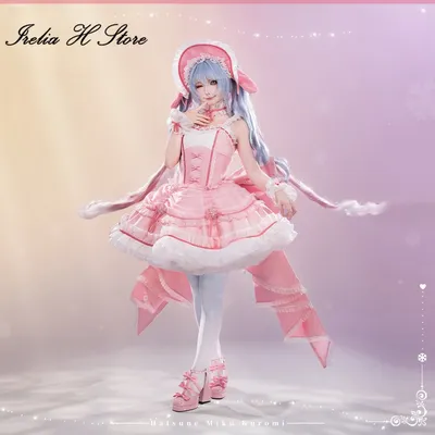 Irelia H Store Mikuu Cosplay-Kostüm für Frauen, Lolita-Kleid, weiblich, Halloween-Party, Fan-Kunst, Image