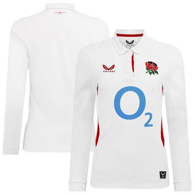 England Rugby Heimtrikot (klassisch) langärmlig 2025/26 – Weiß – Damen Image