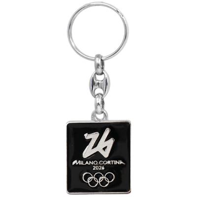 Milano Cortina 2026 Olympia-Schlüsselanhänger – Schwarz Image