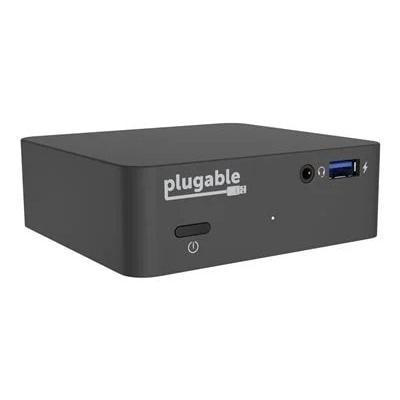 Plugable USB-C Dock VESA Mount Compact with 85W Charging Thunderbolt 4/3 USB4 Compatible