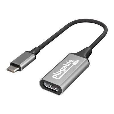Plugable USB-C to HDMI adapter, HDMI 2.0, USB4 / Thunderbolt Adapter for 4K Monitor up to 4K 60Hz