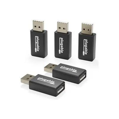Plugable USB Data Blocker, Protects Against Juice Jacking, 5-Pack