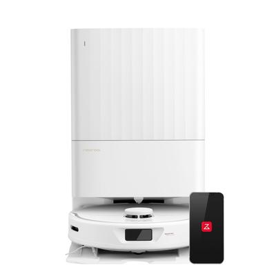 (Refurbished)Roborock Qrevo Robot Vacuum Cleaner, Self-Emptying, Self-Drying,5500Pa Suction, Dual Spinning Mops, Mop Lifting