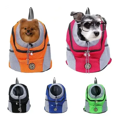 For Small Large Dogs Pet Supplies Pet Dog Travel Backpack Portable Outdoor Breathable Mesh Cat Puppy