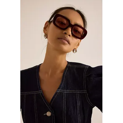 Jimmy Fairly ILY Rectangle Sunglasses