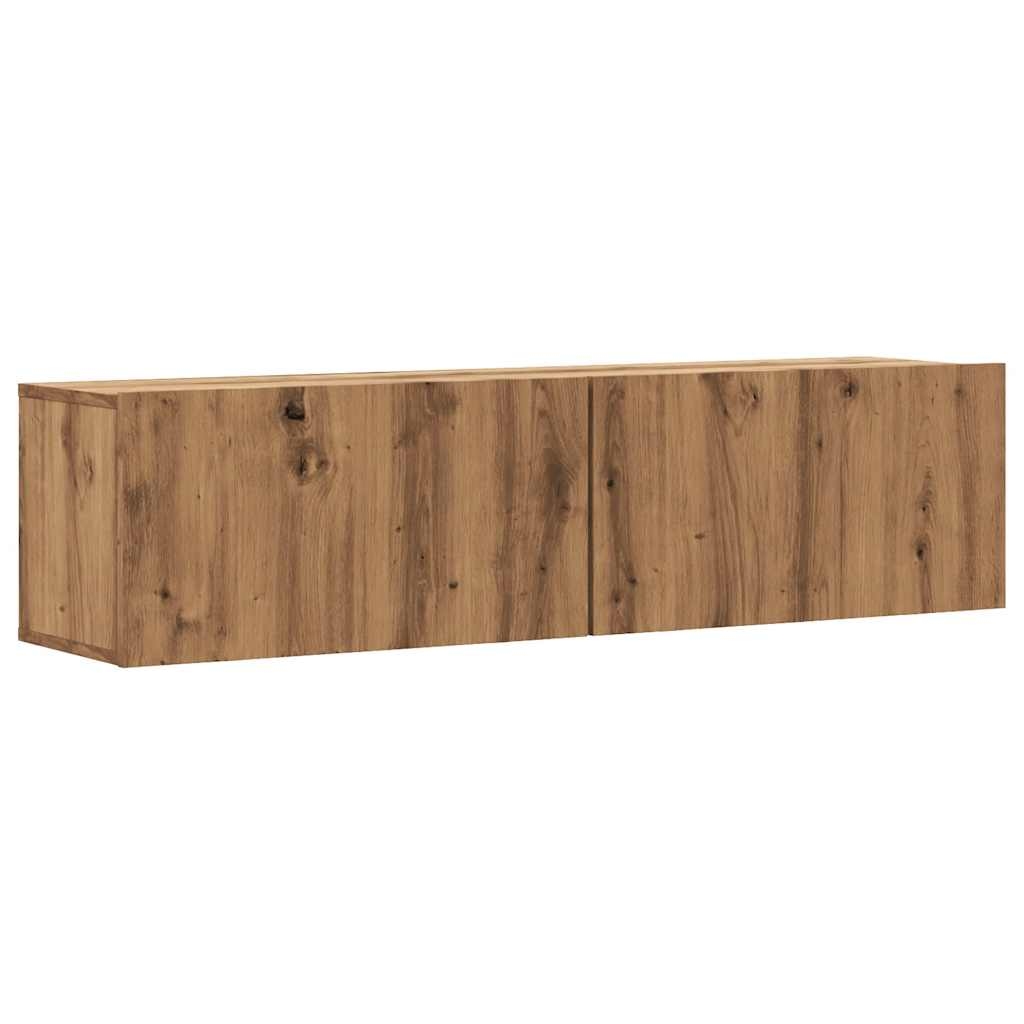 vidaXL TV-Wandschrank Artisan-Eiche 120x30x30 cm Holzwerkstoff Image
