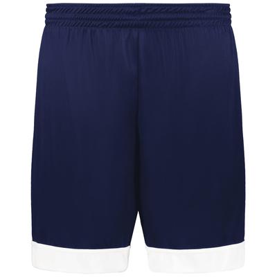 Augusta Sportswear AS6930 Youth Swish Reversible Basketball Shorts in Navy Blue/White size Medium | Polyester 6930